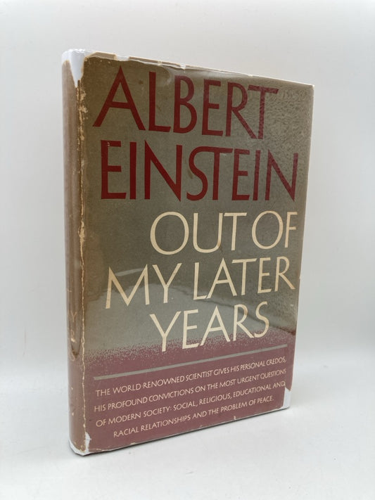 Out of My Later Years