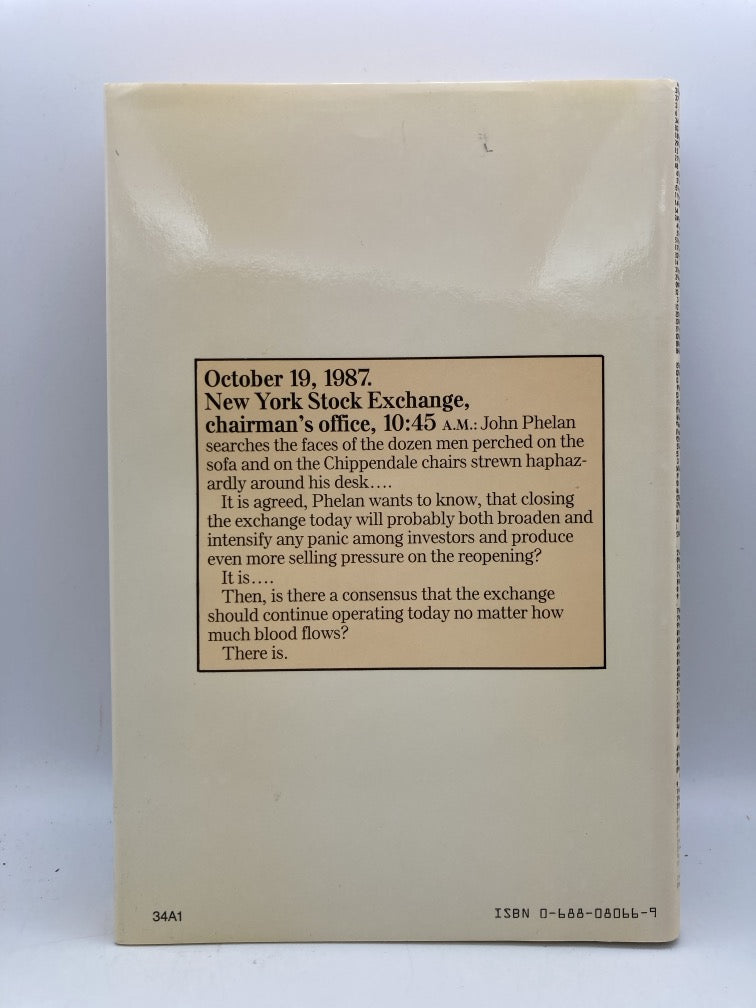 Black Monday: The Catastrophe of October 19,1987 and Beyond