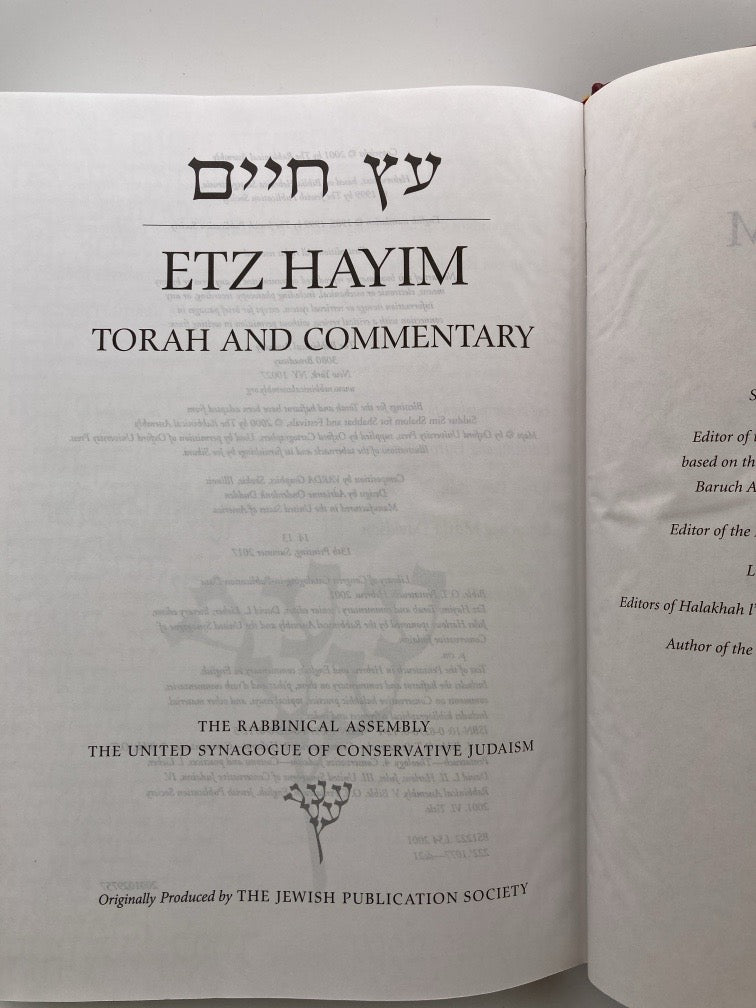 Torah and Commentary