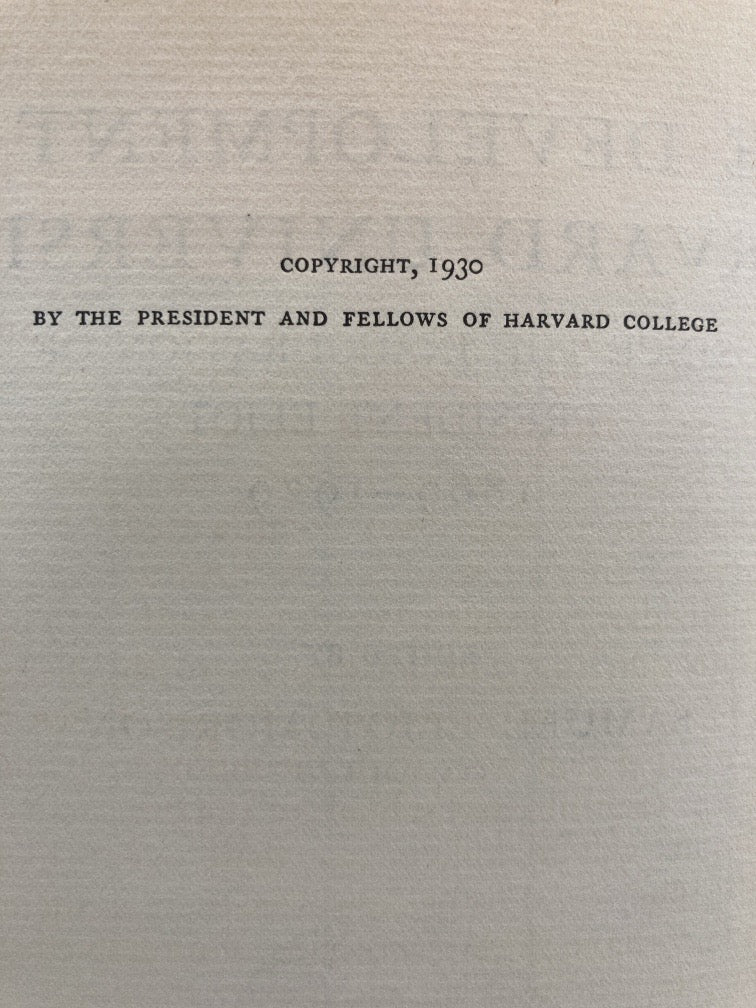 The History of Harvard College: 3 Books by Samuel Eliot Morison + Class of 1879 Secretary's Report No. VIII