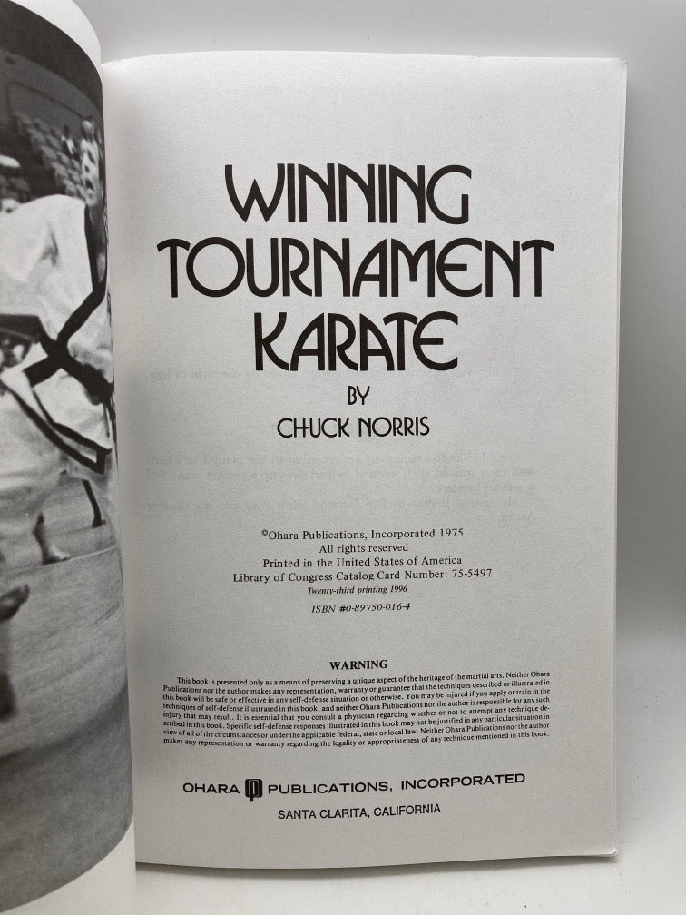 Winning Tournament Karate