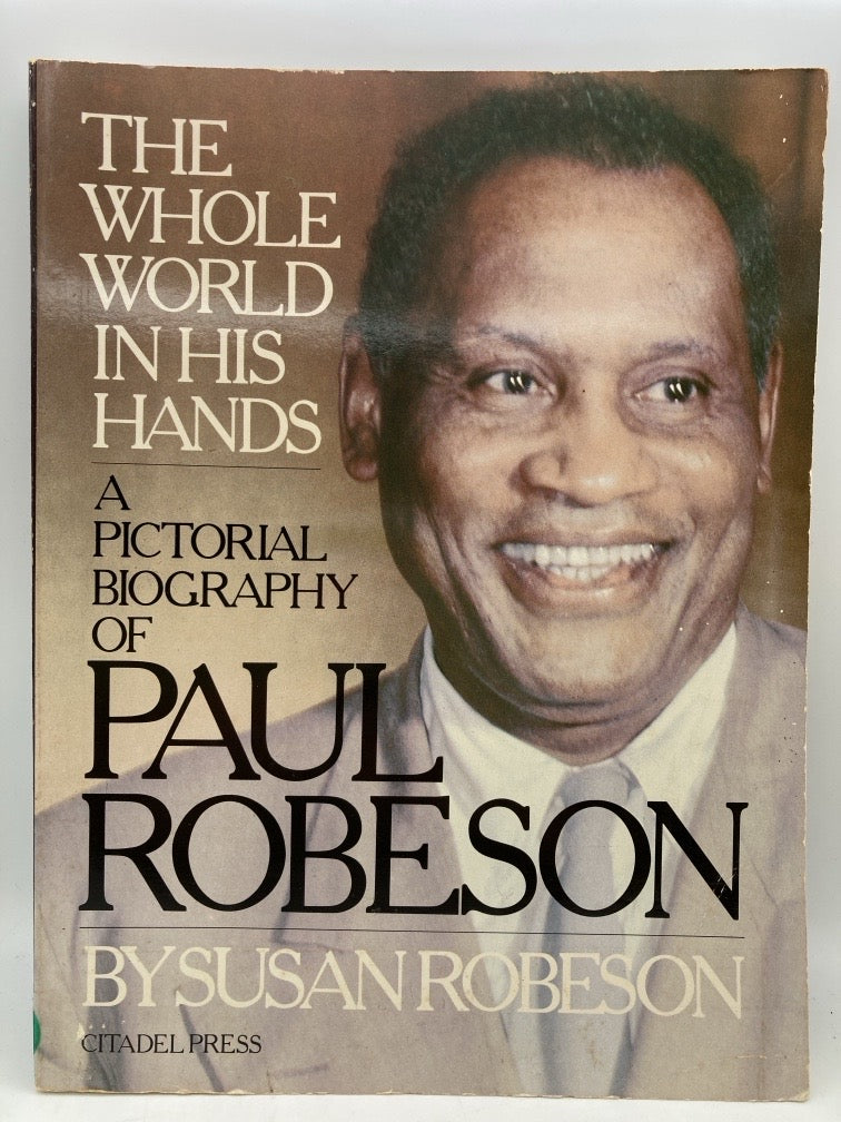 Here I Stand (signed by Paul Robeson) + The Whole World in His Hands: A Pictorial Biography of Paule Robeson
