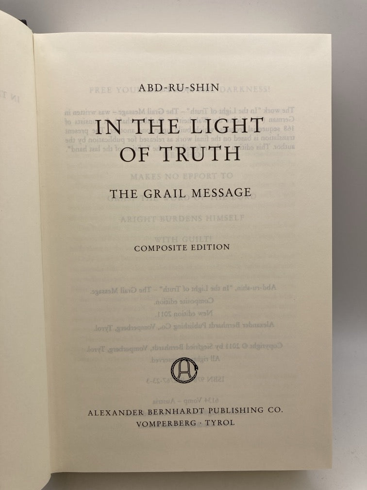 In the Light of Truth: The Grail Message