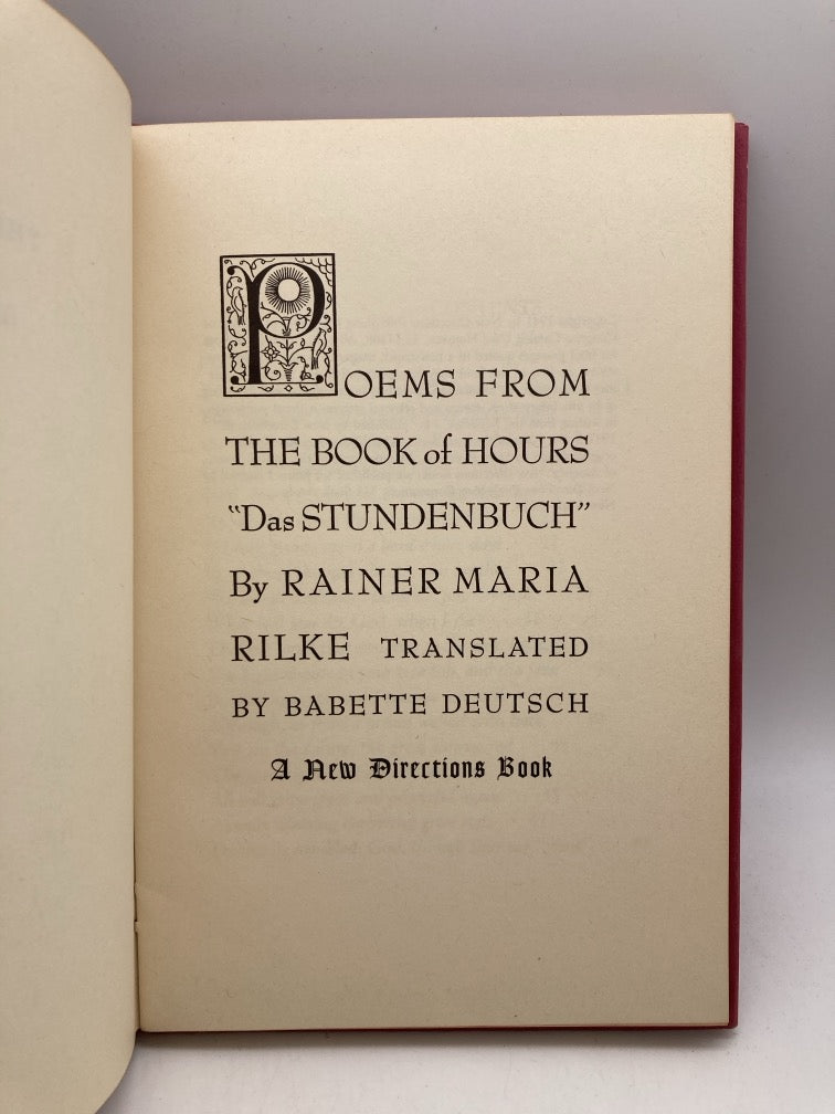 Poems from The Book of Hours