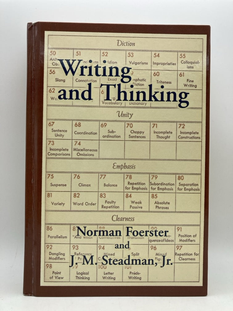 Writing and Thinking: A Handbook of Composition and Revision