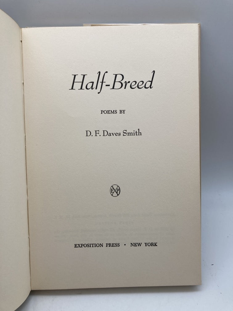 Half-Breed: Poems by D.F. Daves Smith