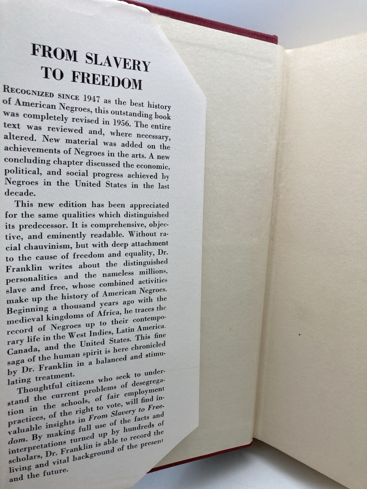 From Slavery to Freedom: A History of American Negroes