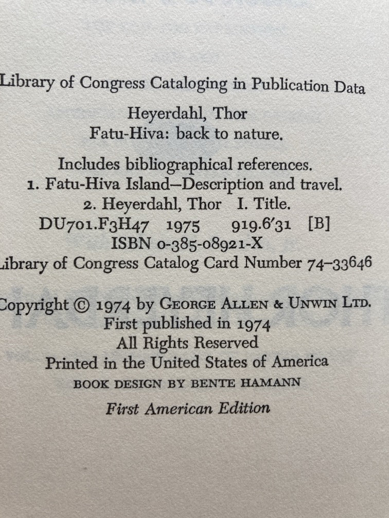 Fatu-Hiva: Back to Nature