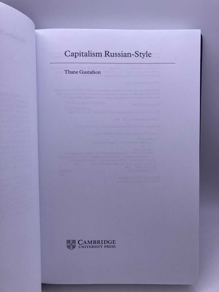 Capitalism Russian-Style