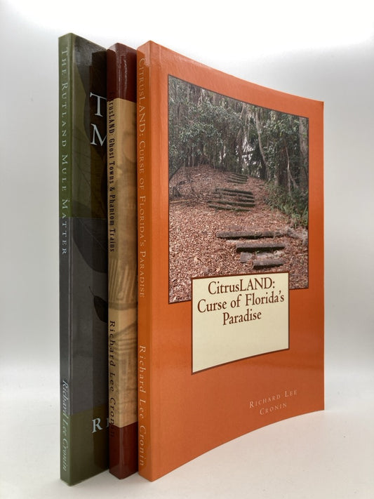 Richard Lee Cronin: 3 Signed Books About Central Florida