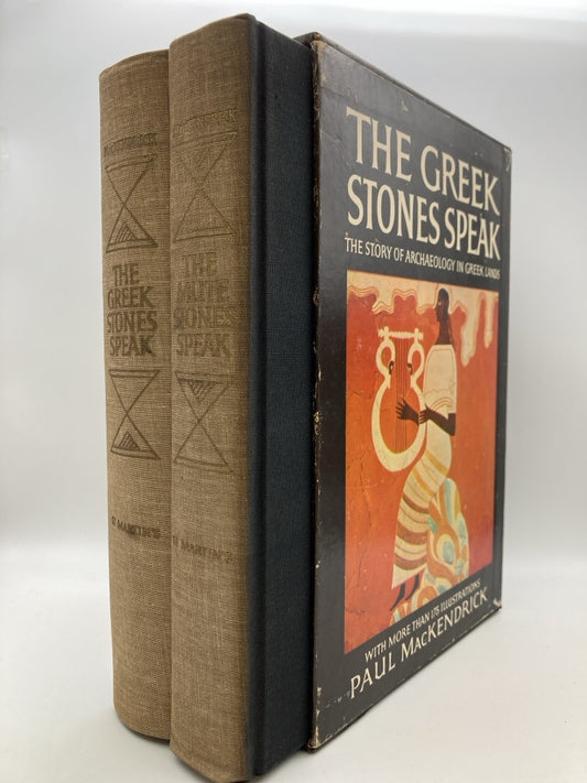 The Mute Stones Speak & The Greek Stones Speak (2 Volume Set in Slipcase)