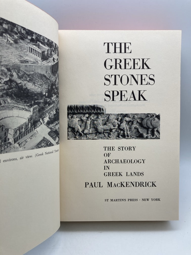The Mute Stones Speak & The Greek Stones Speak (2 Volume Set in Slipcase)