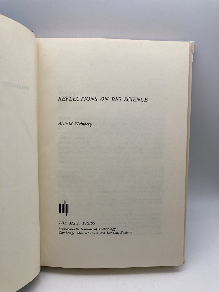 Reflections on Big Science