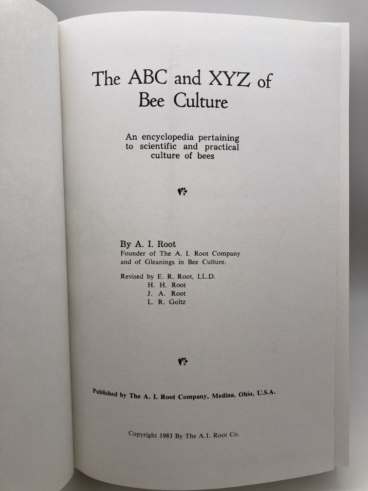 ABC and XYZ of Bee Culture