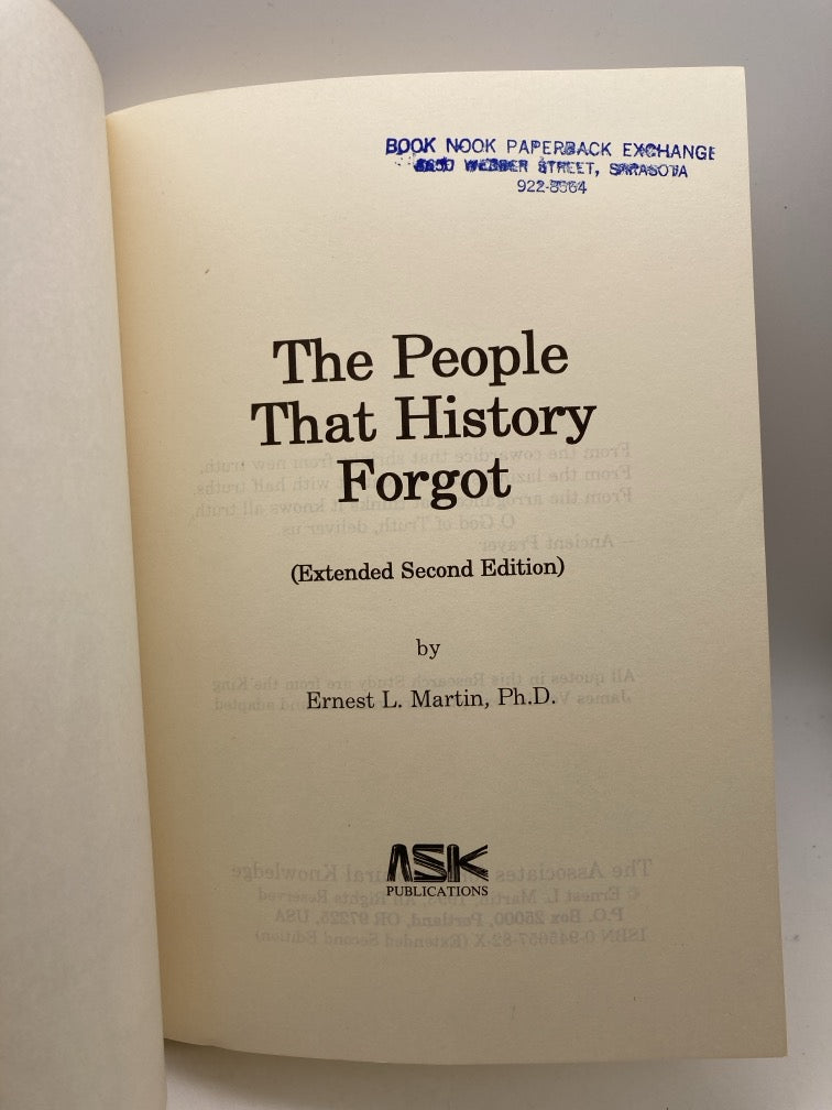 The People that History Forgot: The Mysterious People Who Originated the World's Religions