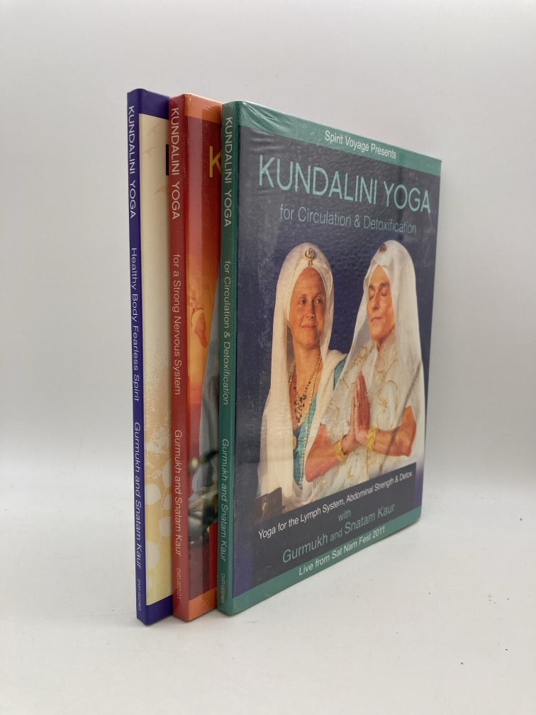 3 Kundalini Yoga DVDs by Gurmukh and Snatam Kaur