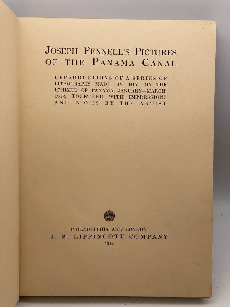 Joseph Pennells Pictures of the Panama Canal