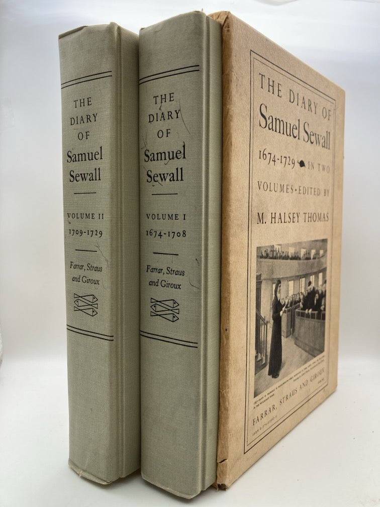 The Diary of Samuel Sewall 1674-1729 in Two Volumes