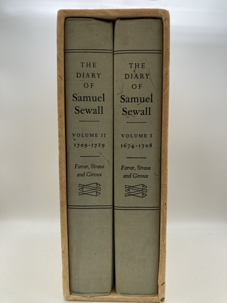 The Diary of Samuel Sewall 1674-1729 in Two Volumes
