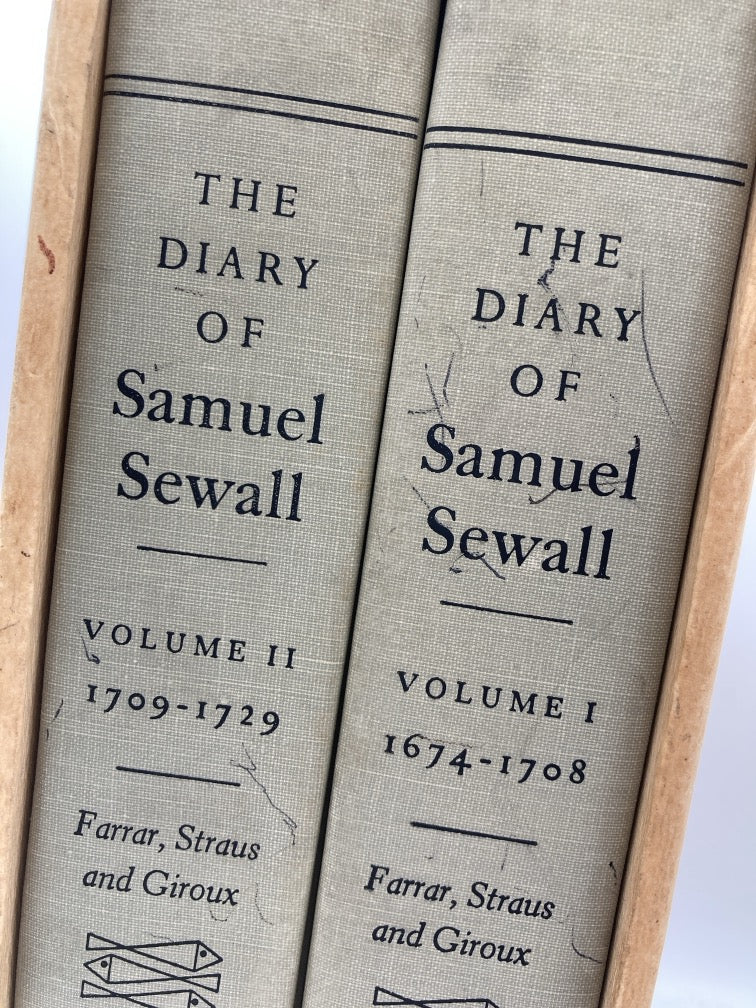 The Diary of Samuel Sewall 1674-1729 in Two Volumes