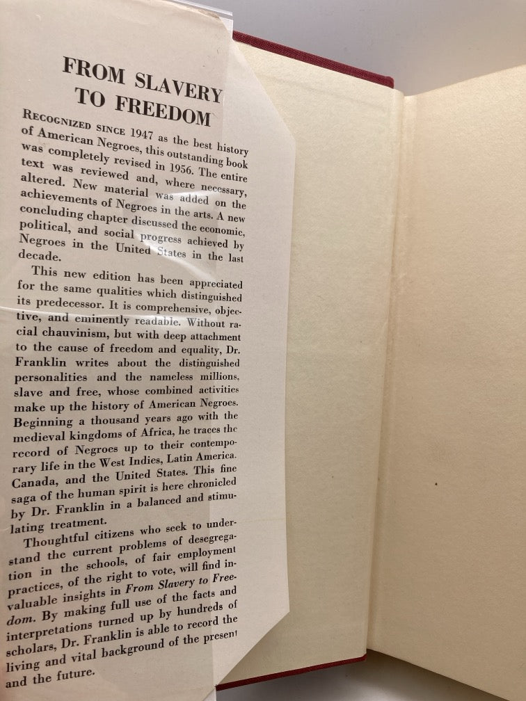 From Slavery to Freedom: A History of American Negroes