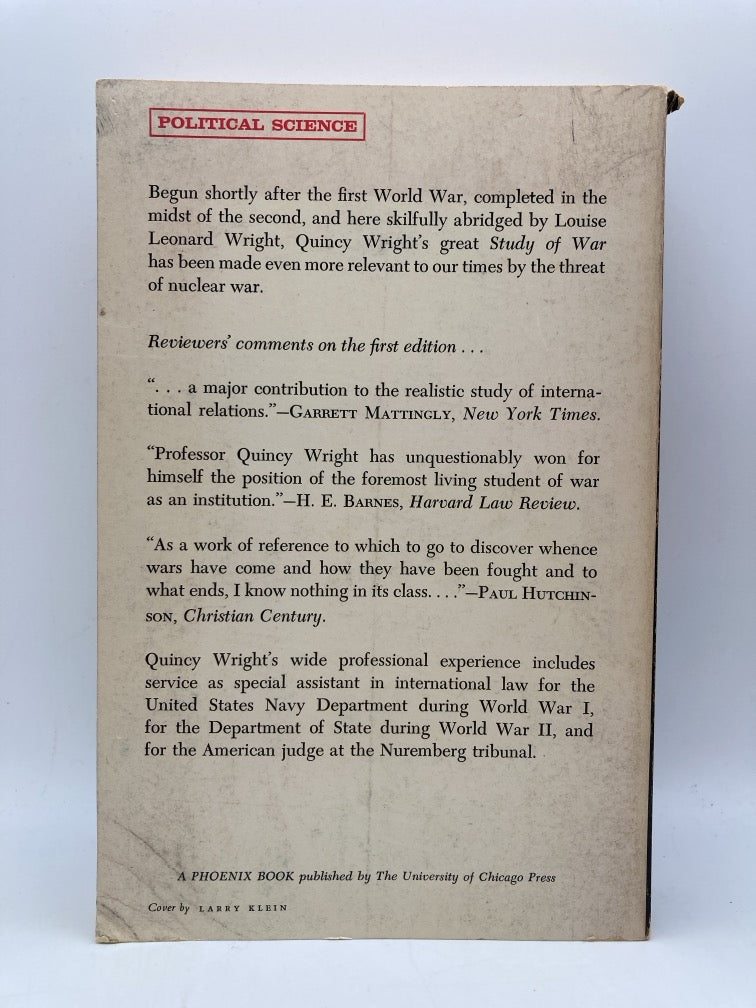 A Study of War