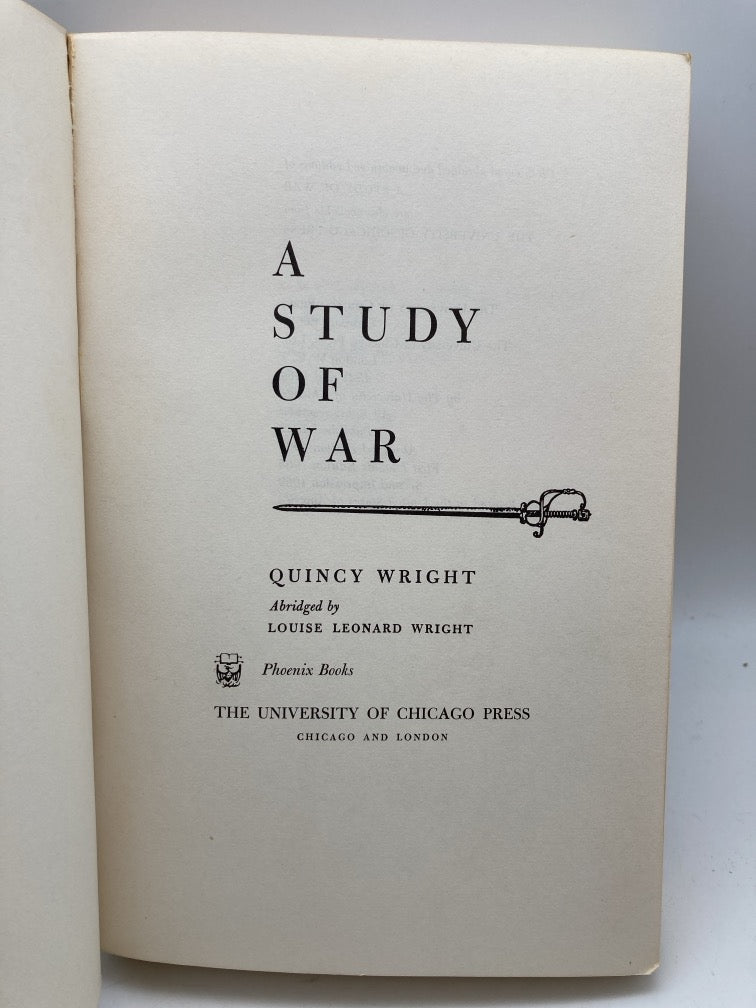 A Study of War