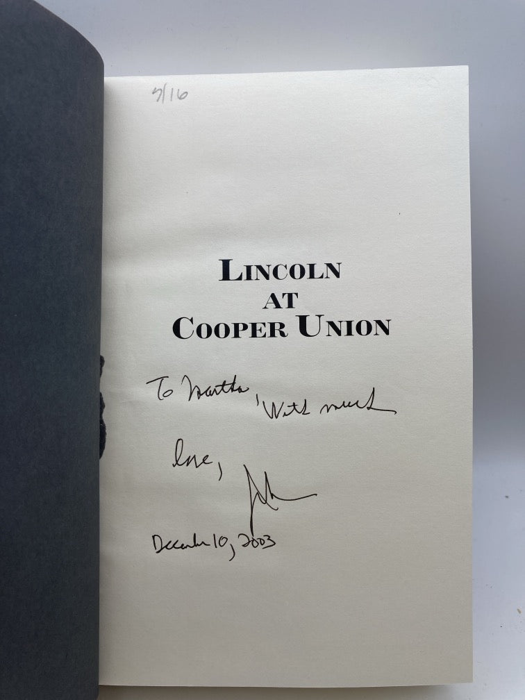 Lincoln at Cooper Union: The Speech that Made Him President
