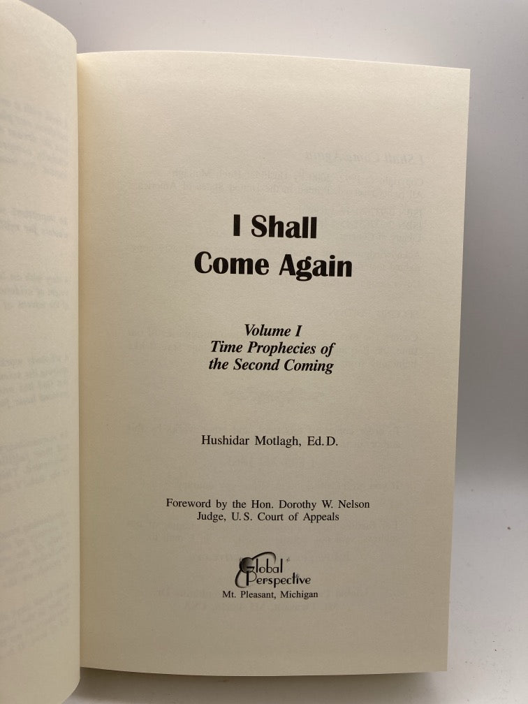 Three Books by Hushidar Hugh Motlagh