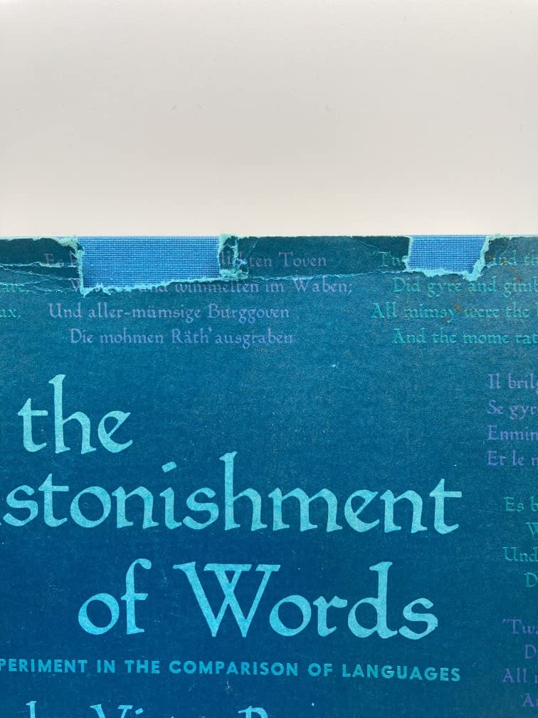 The Astonishment of Words: An Experiment in the Comparison of Languages