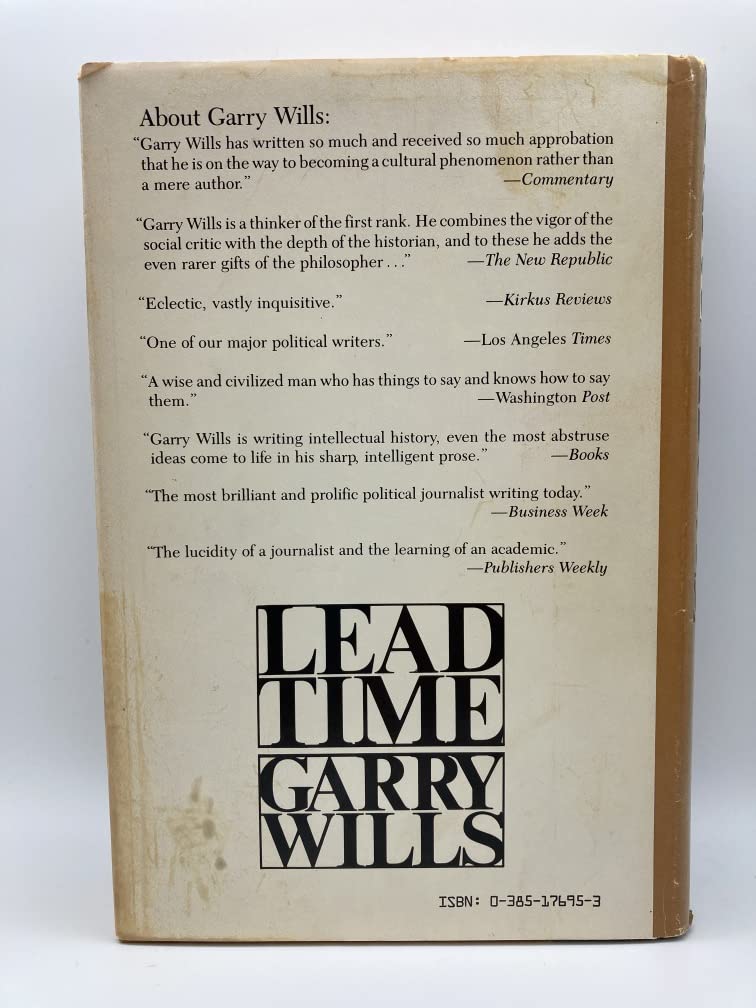 Lead Time : A Journalist's Education