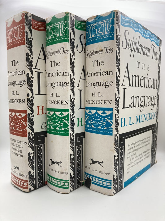 The American Language: 3 Volumes