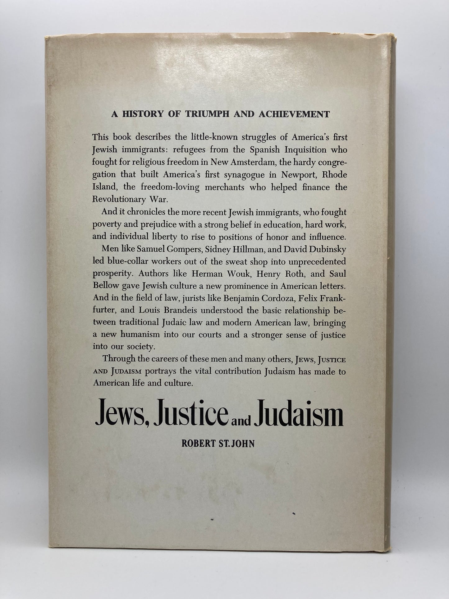 Jews, Justice, and Judaism