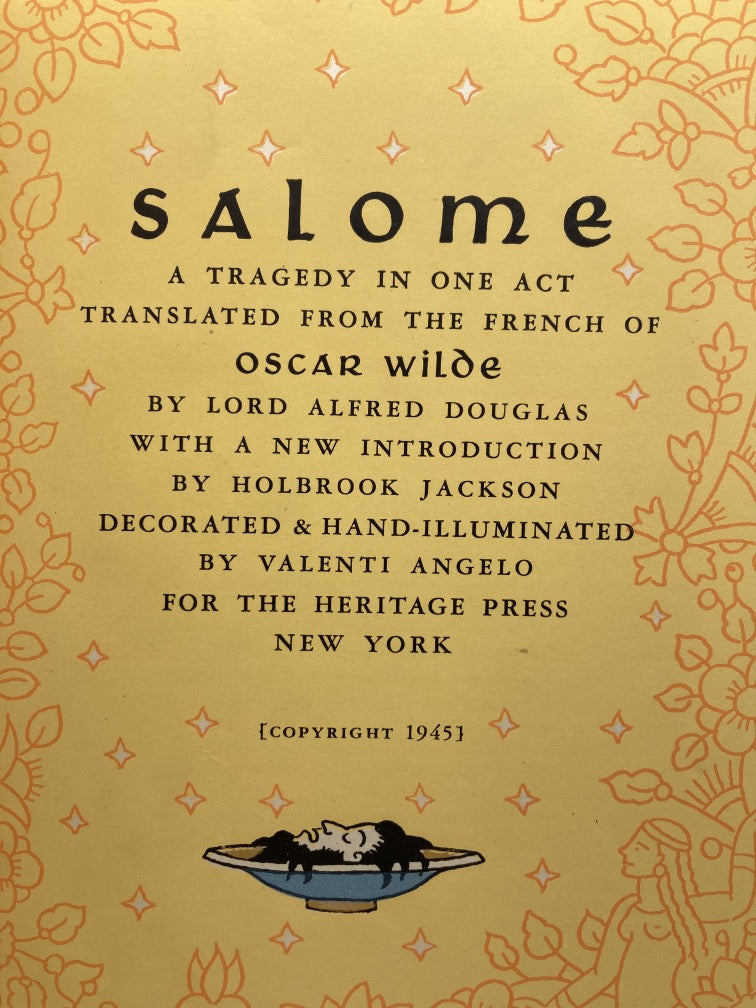 Salome: A Tragedy in One Act