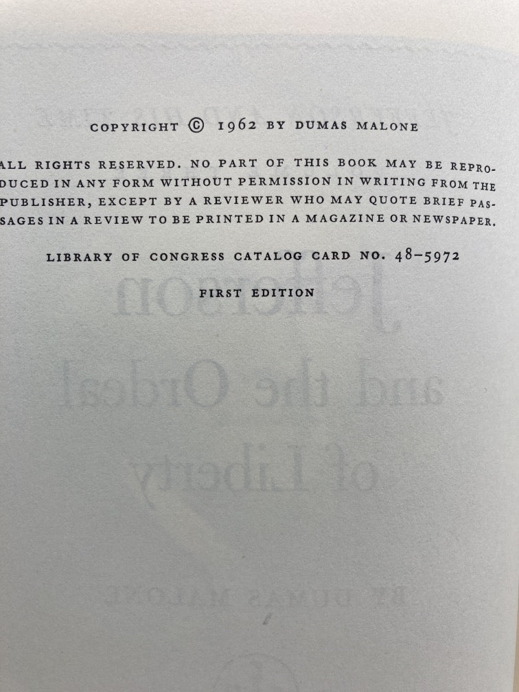 Jefferson and the Ordeal of Liberty