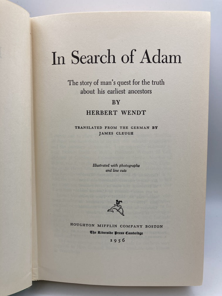 In Search of Adam: The Story of Man's Quest for the Truth About His Earliest Ancestors
