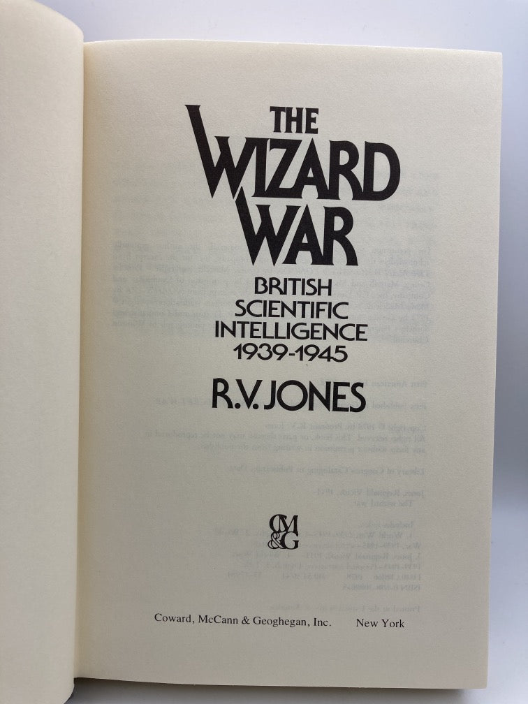 The Wizard War: British Scientific Intelligence 1939-1945