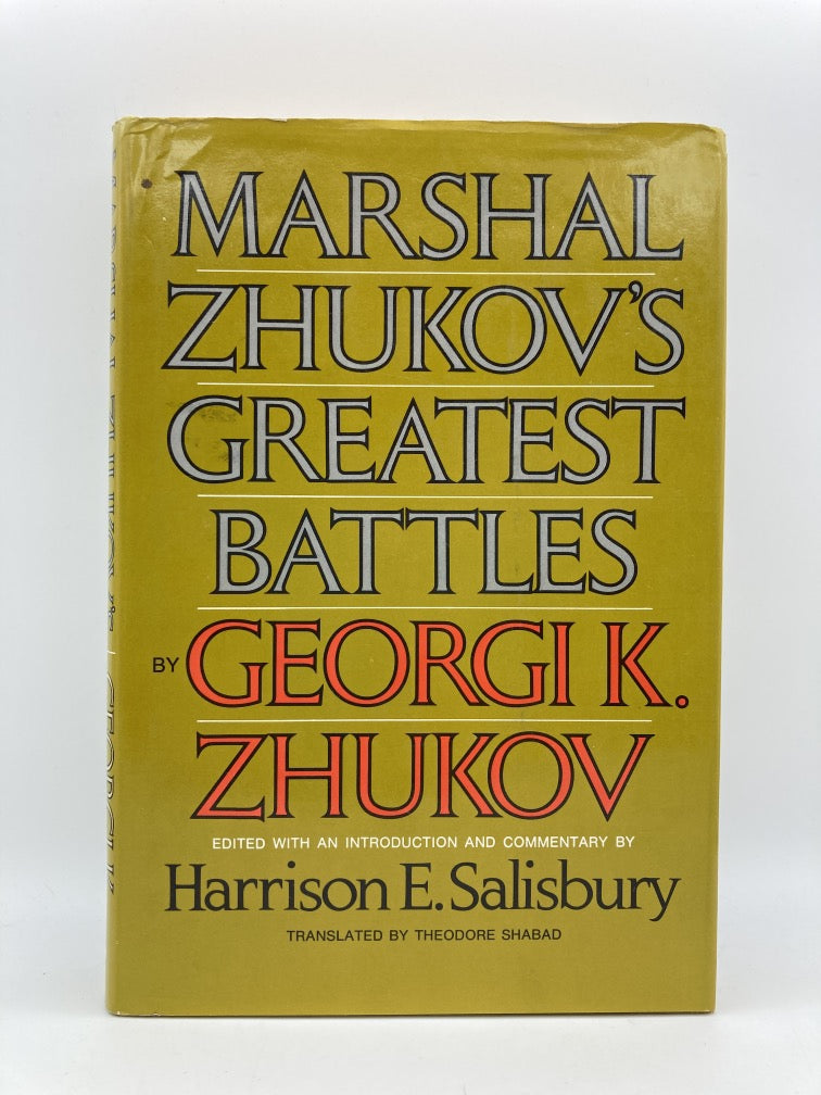 Marshal Zhukov's Greatest Battles