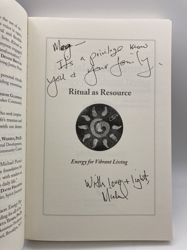 Ritual as Resource: Energy for Vibrant Living