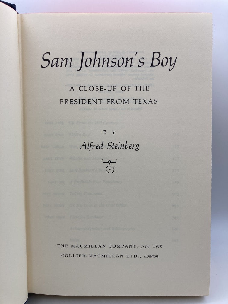 Sam Johnson's Boy: A Close-Up of the President from Texas