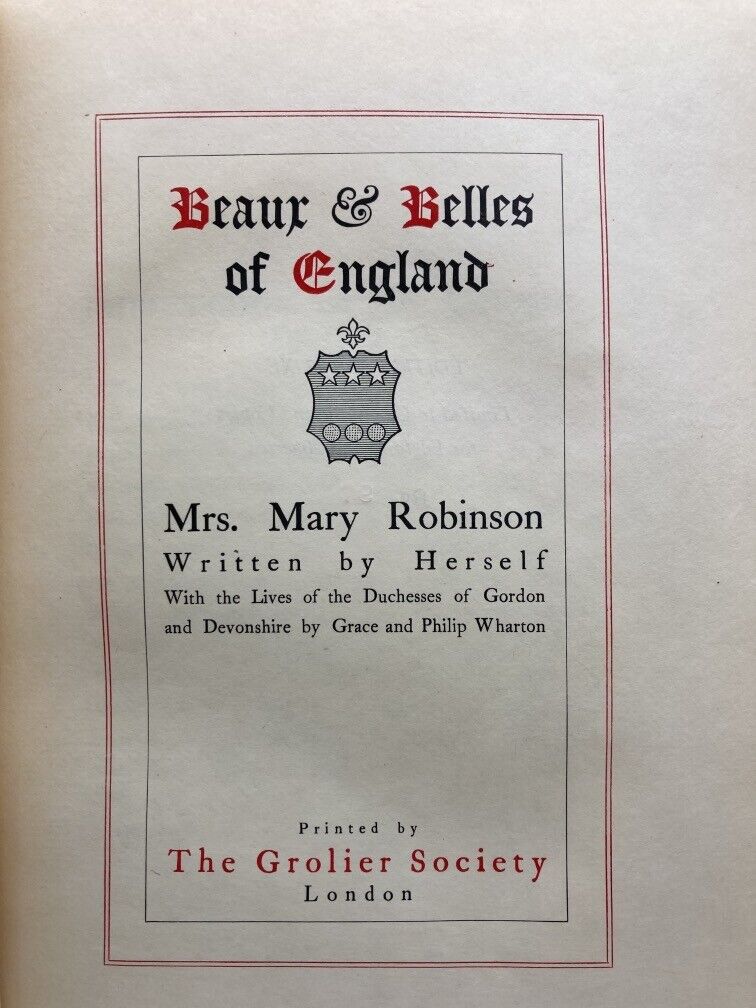 Beaux & Belles of England: 14 Volumes Limited Edition