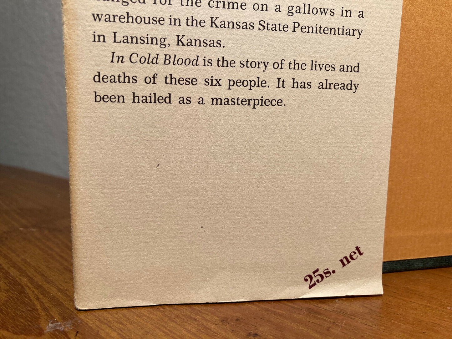 In Cold Blood | 1st UK Edition