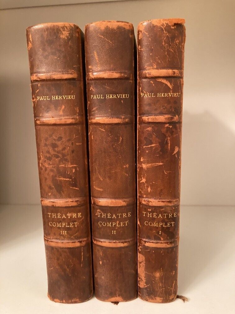 Theatre Complet de Paul Hervieu (3 Volumes)