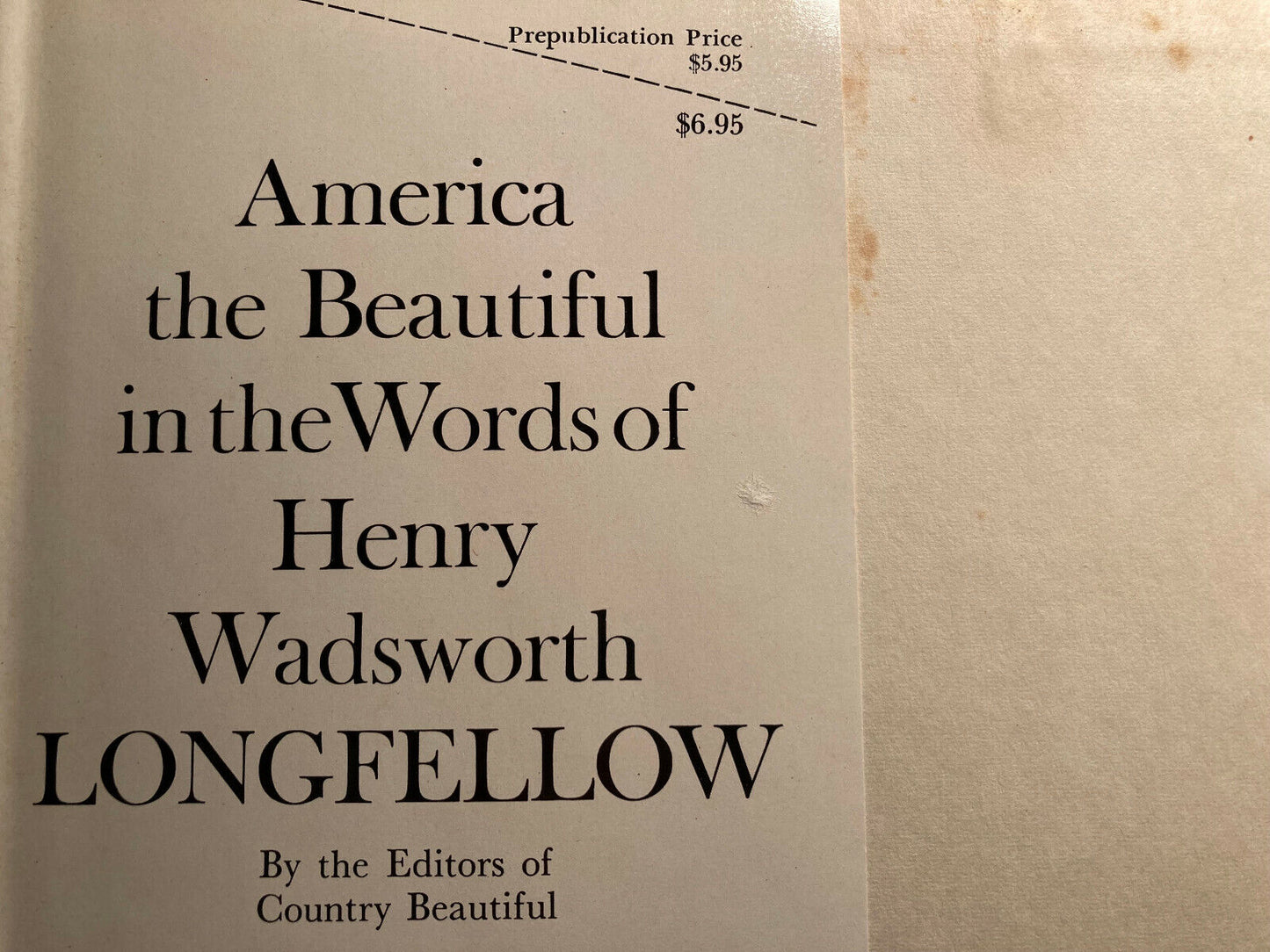 America the Beautiful in the Words of Longfellow and Thoreau | 2 Book Set