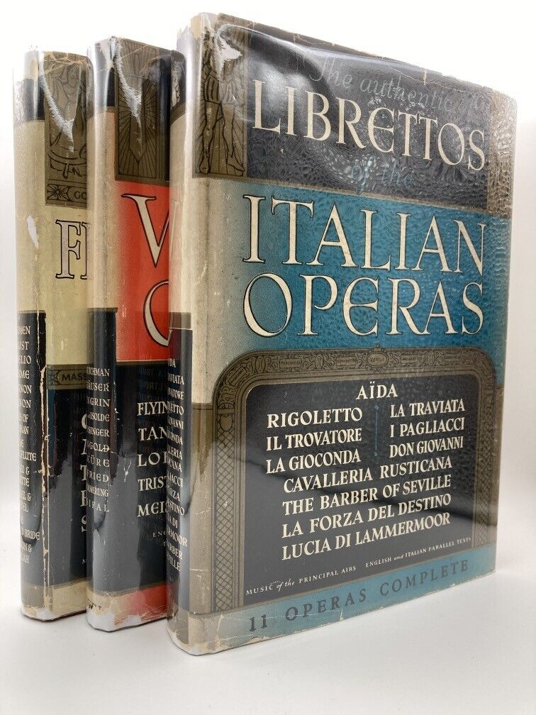 The Authentic Librettos of the Operas: 3 Book Set