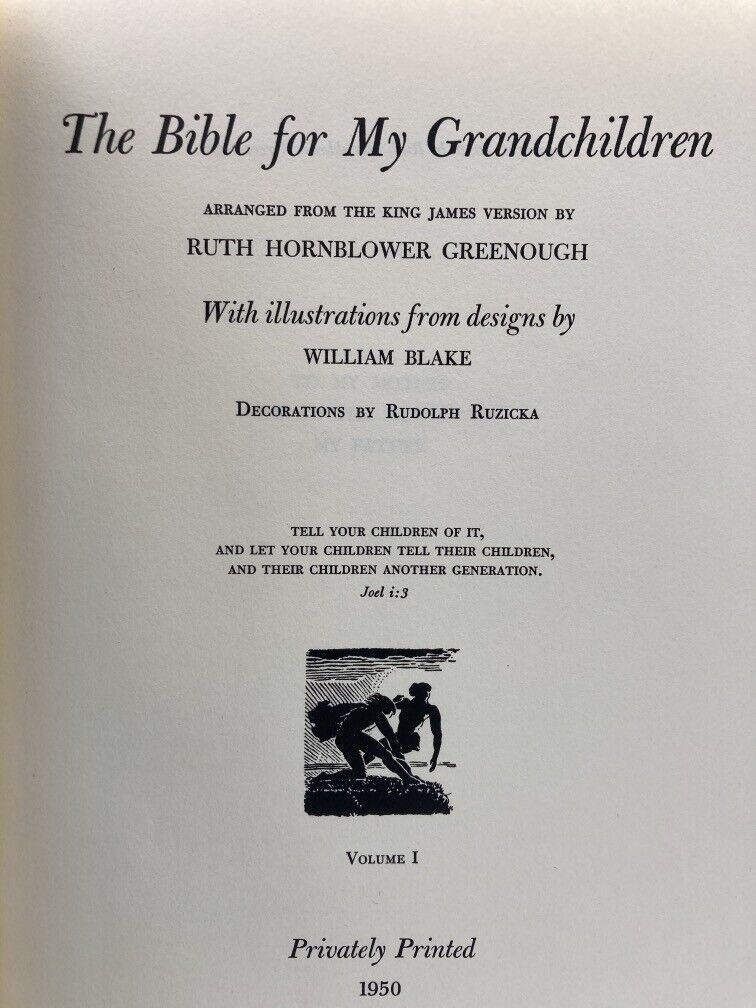 The Bible for My Grandchildren (2 Volume Boxed Set)