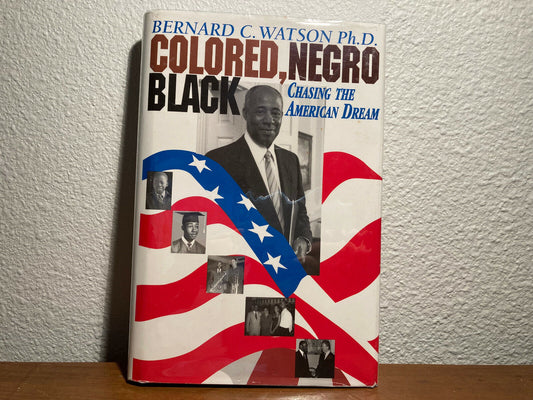 Colored Negro Black Chasing the American Dream | Signed 1st Edition