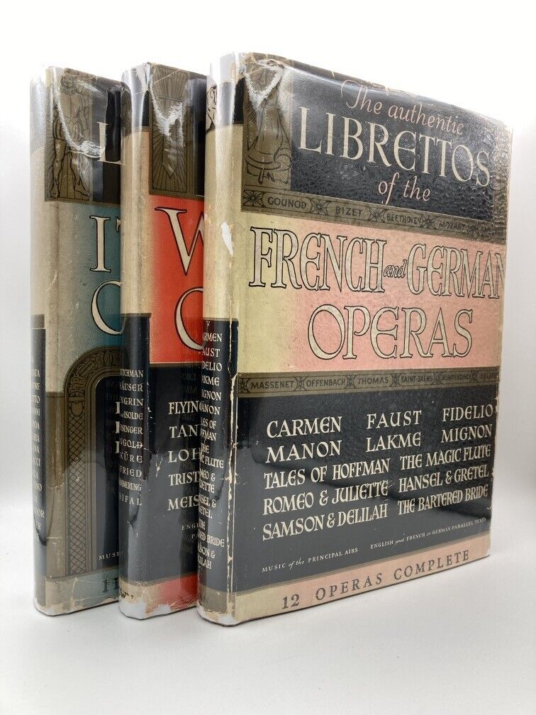 The Authentic Librettos of the Operas: 3 Book Set