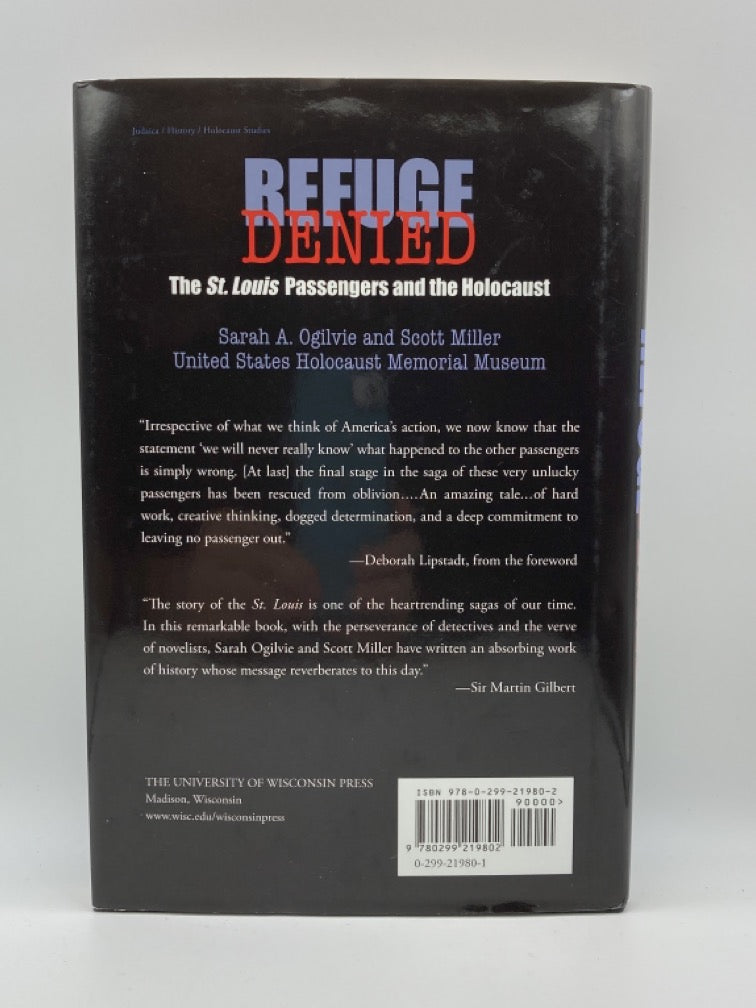 Refuge Denied: The St. Louis Passengers and the Holocaust